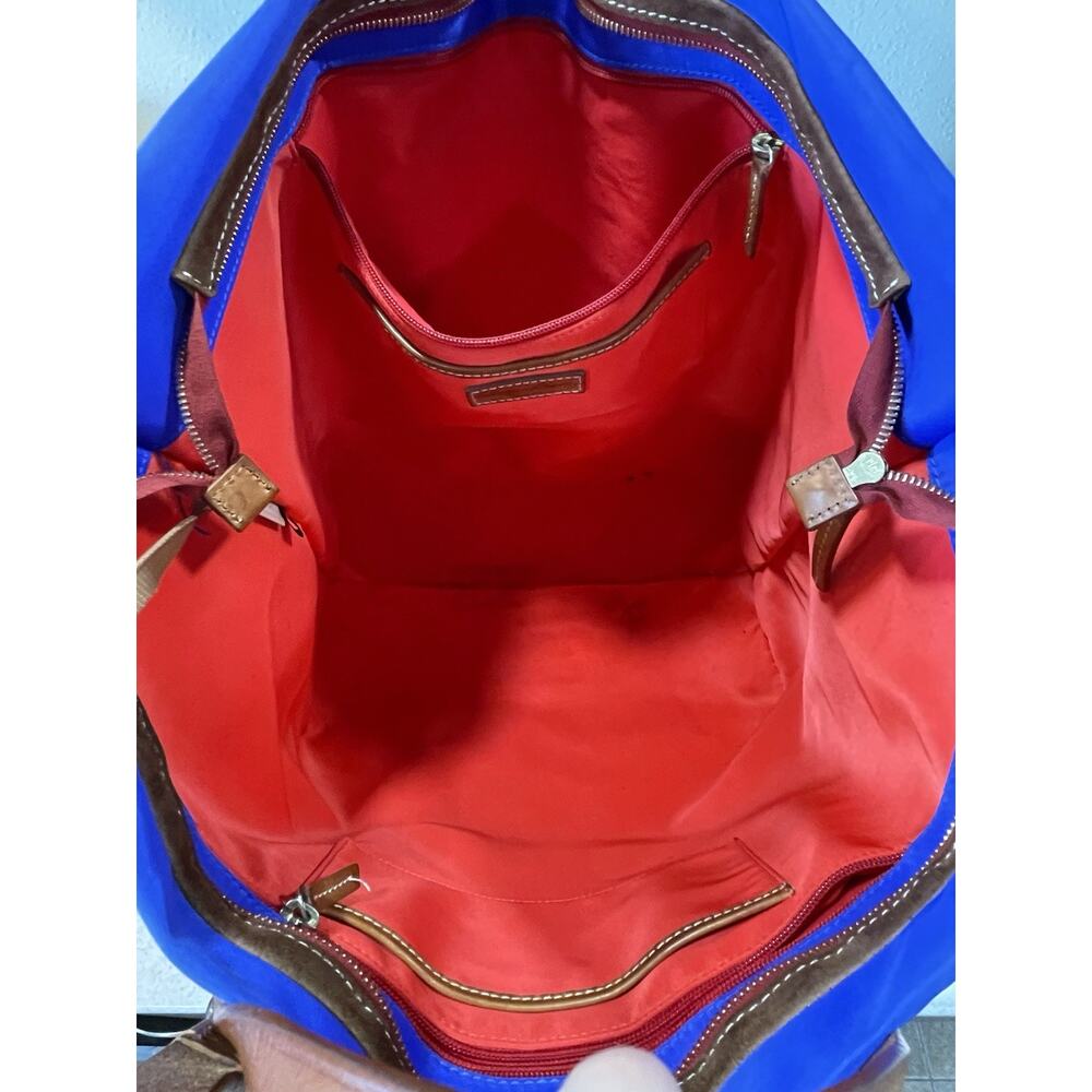 Dooney & Bourke X Large Nylon Windham Leighton Tote Bag Blue-Beach Bag J11628497 - Picture 8 of 16